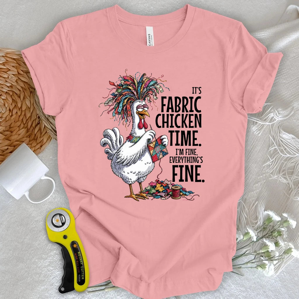 Fabric Chicken Time T-shirt