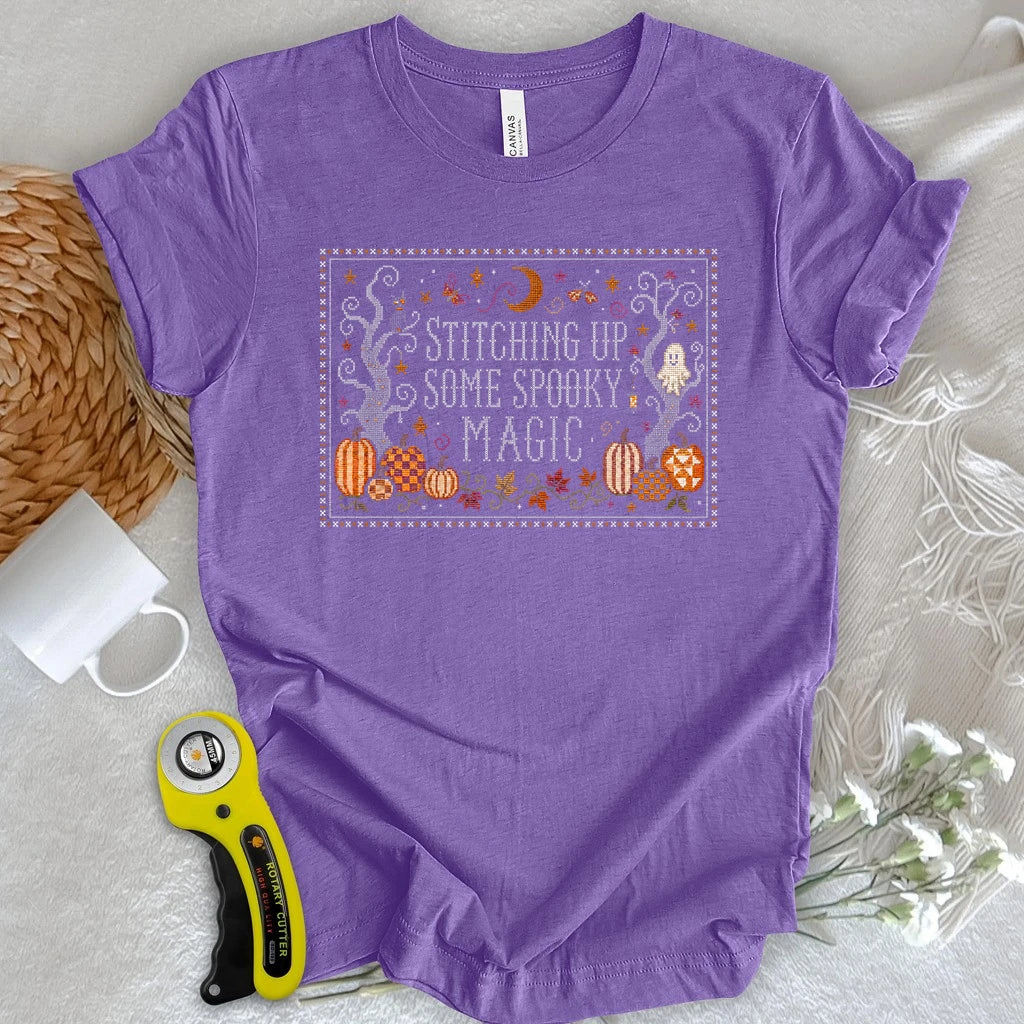Midnight Pumpkin Stitch T-shirt