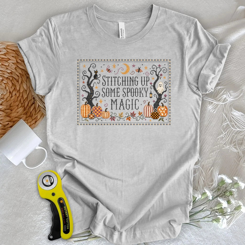 Midnight Pumpkin Stitch T-shirt