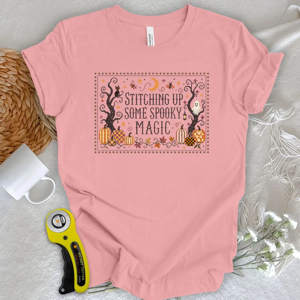 Midnight Pumpkin Stitch T-shirt
