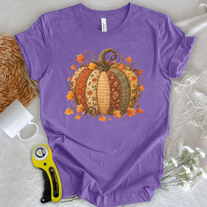 Maglietta Zucca autunnale patchwork
