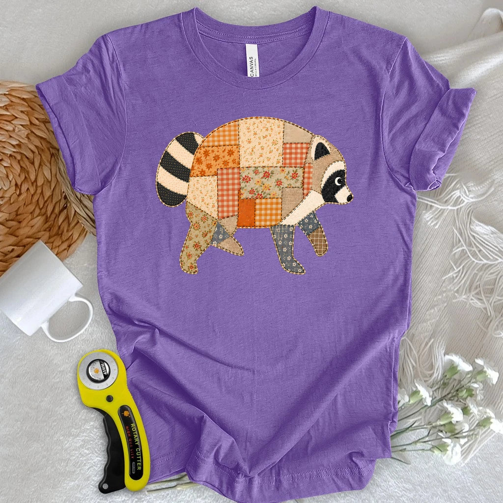 Patchwork Jimothy Raccoon T-shirt
