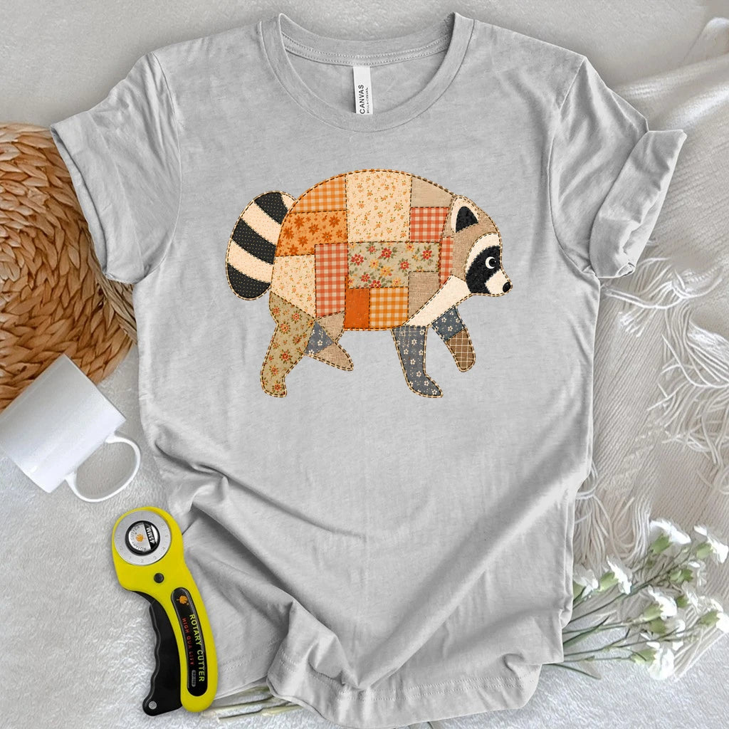 Patchwork Jimothy Raccoon T-shirt