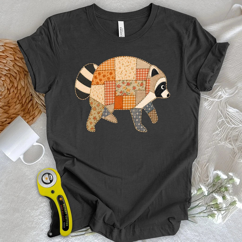 Patchwork Jimothy Raccoon T-shirt