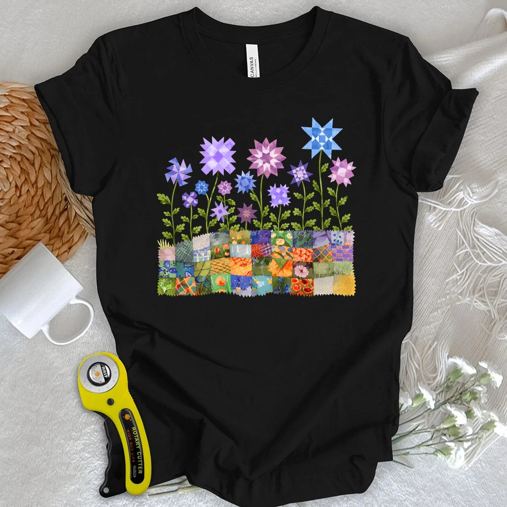 Patchwork Flower Garden T-shirt