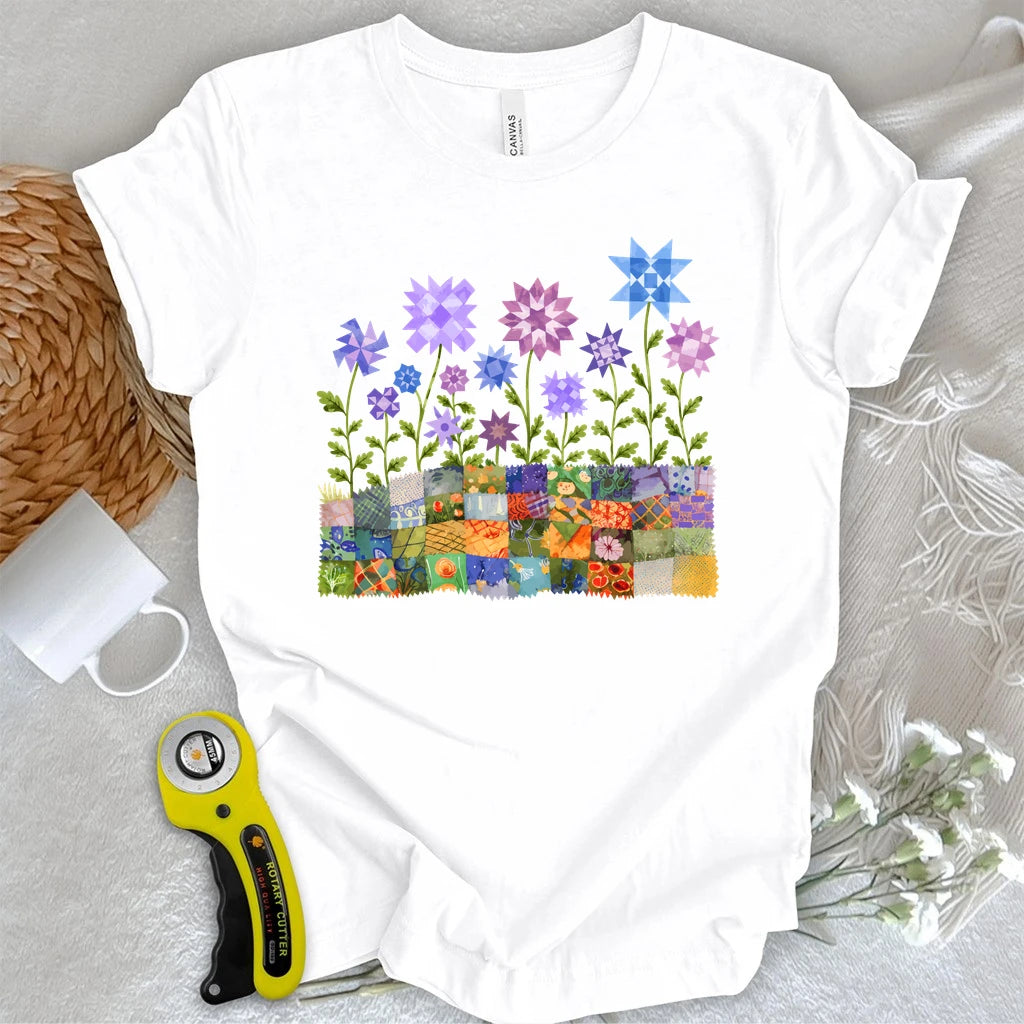 Patchwork Flower Garden T-shirt