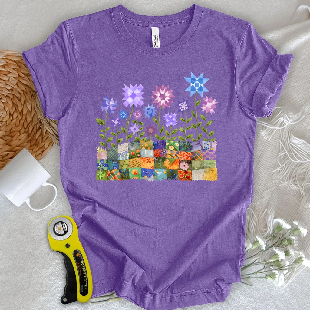 Patchwork Flower Garden T-shirt