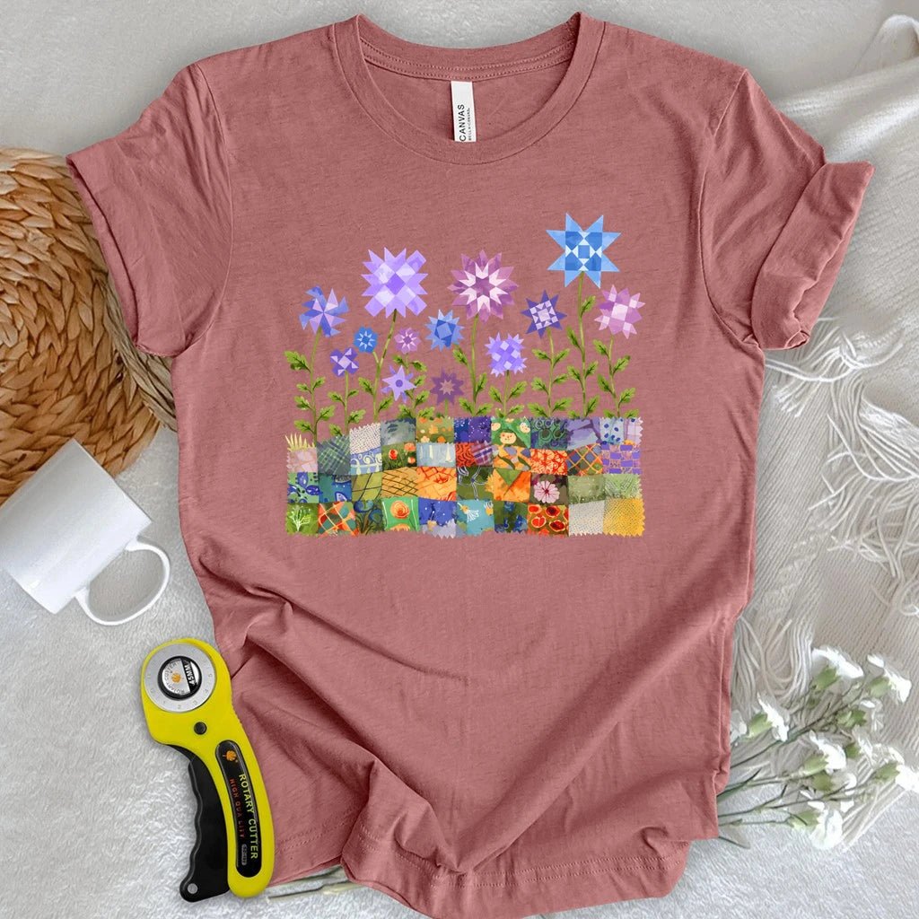 Patchwork Flower Garden T-shirt