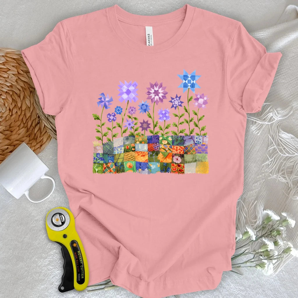 Patchwork Flower Garden T-shirt