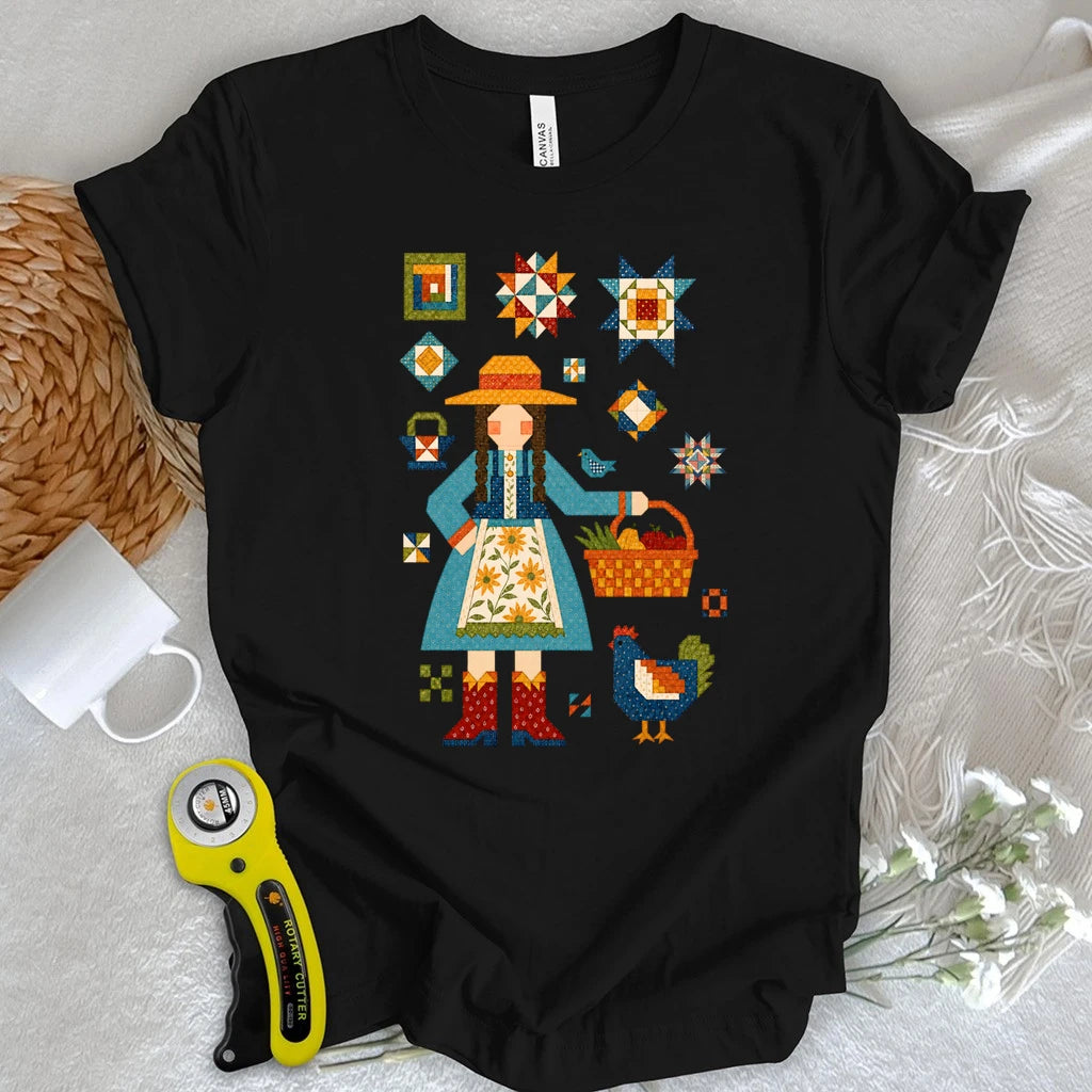 Folk Art Quilter T-shirt