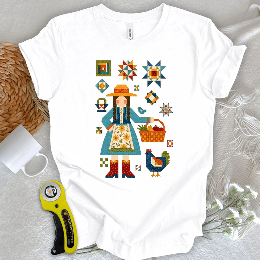 Folk Art Quilter T-shirt