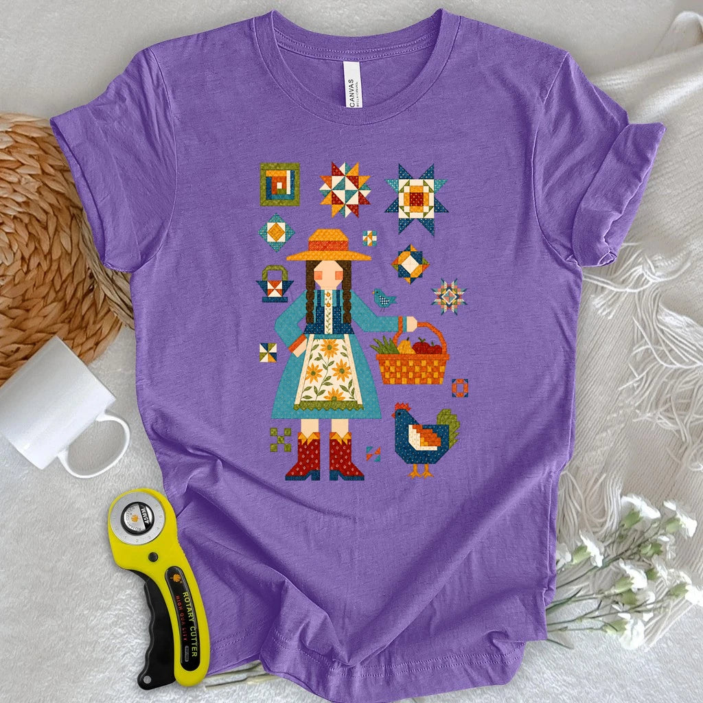Folk Art Quilter T-shirt