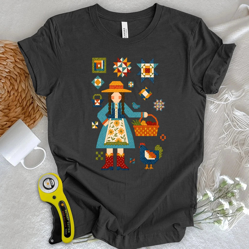 Folk Art Quilter T-shirt