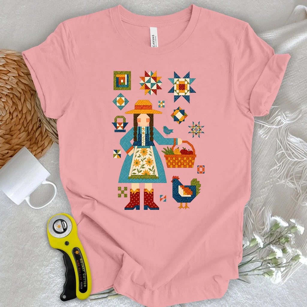 Folk Art Quilter T-shirt