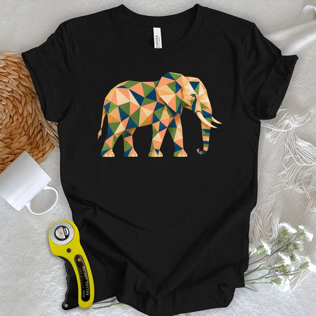 Patchwork Elephant T-shirt