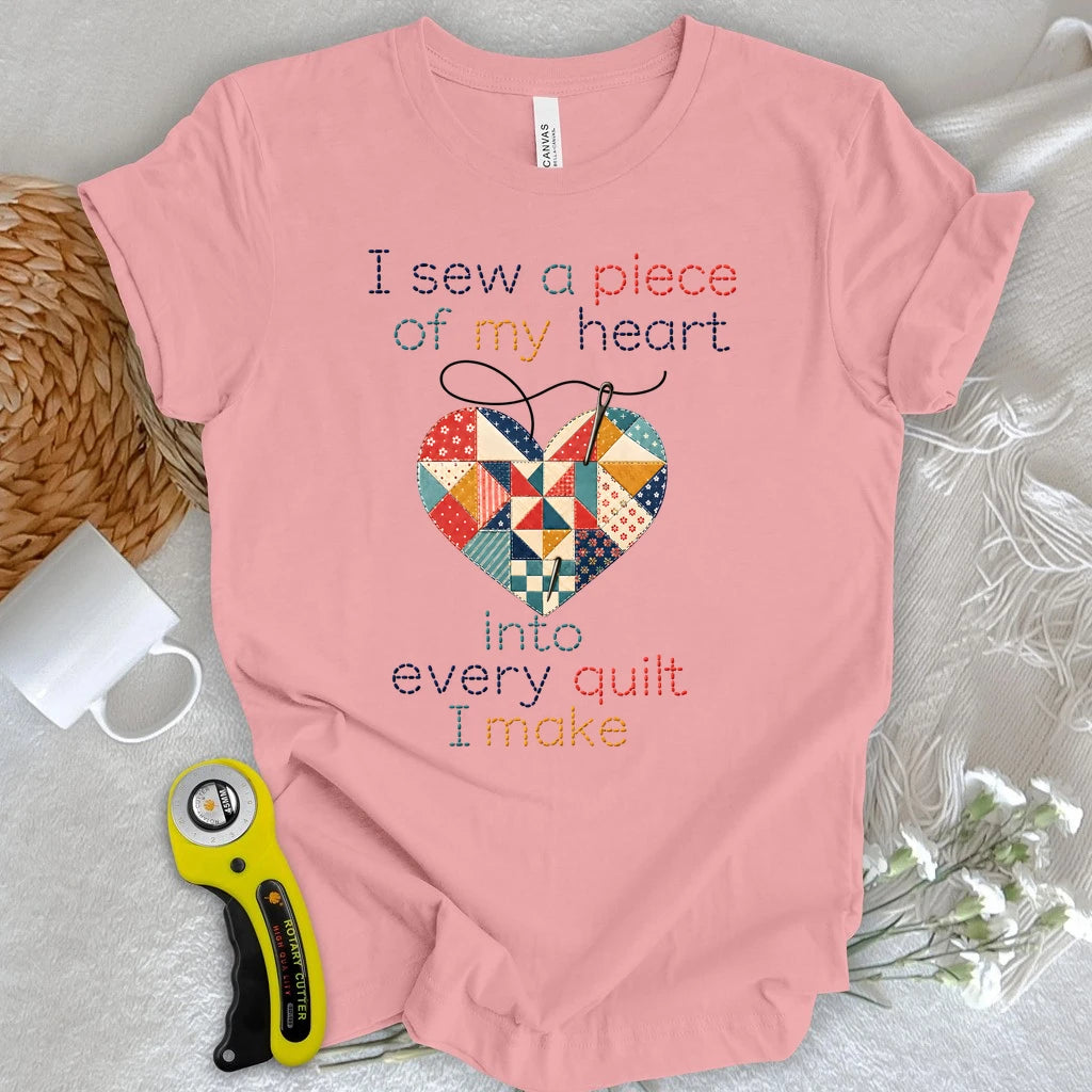 Stitched With Heart T-shirt