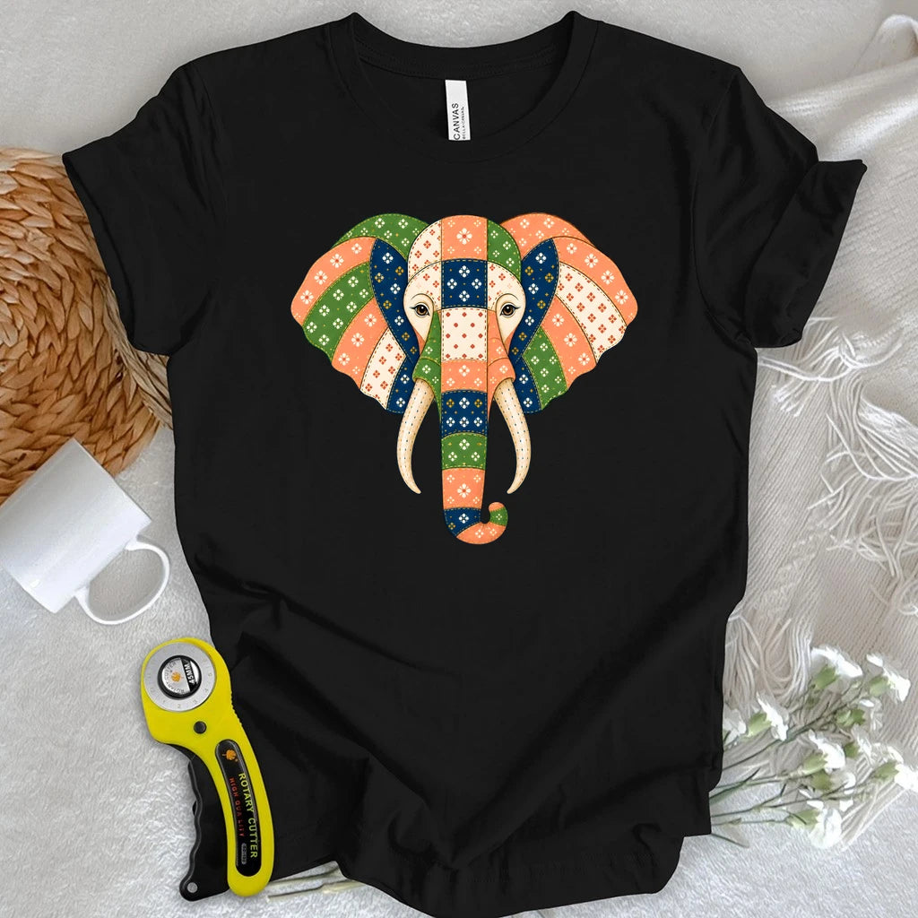 Elephant Patchwork T-shirt