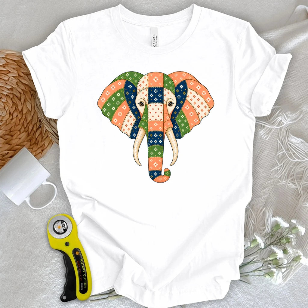 Elephant Patchwork T-shirt