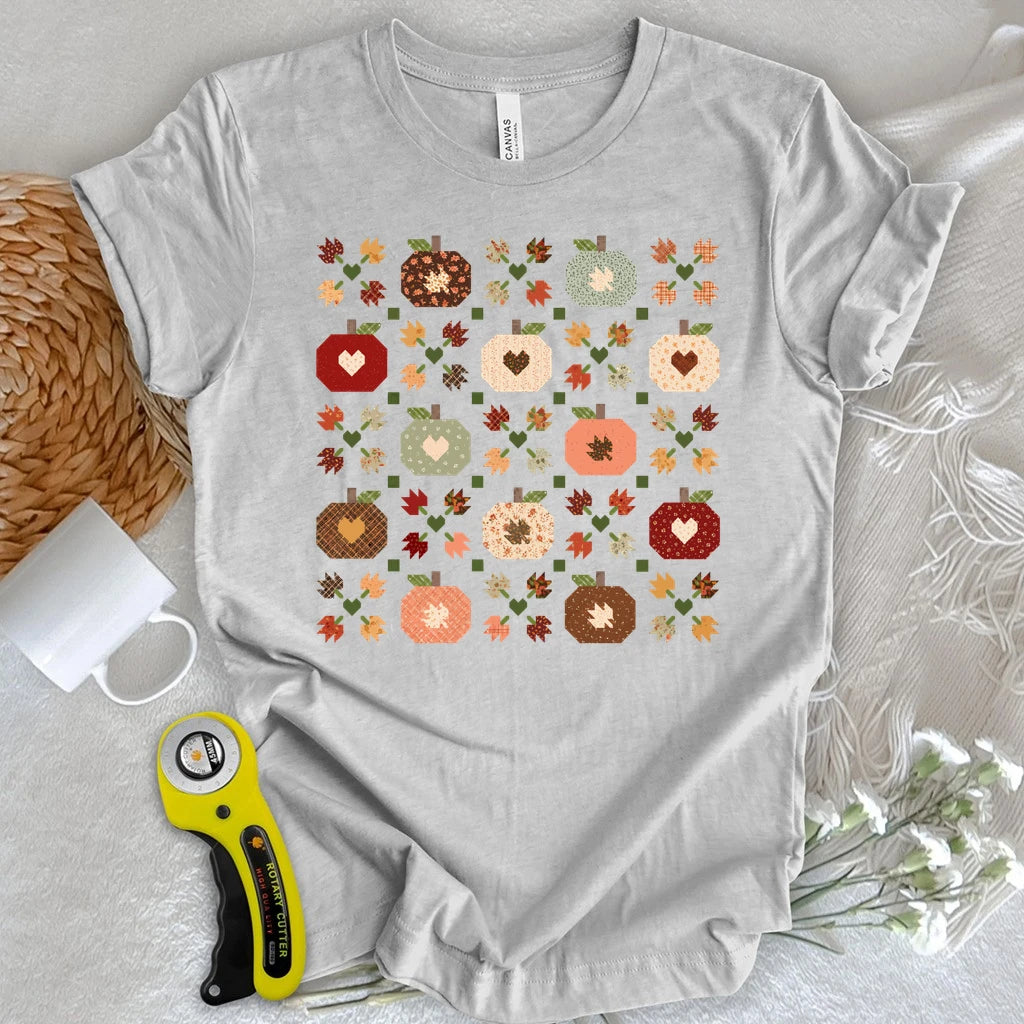 Autumn Patchwork Quilt T-shirt
