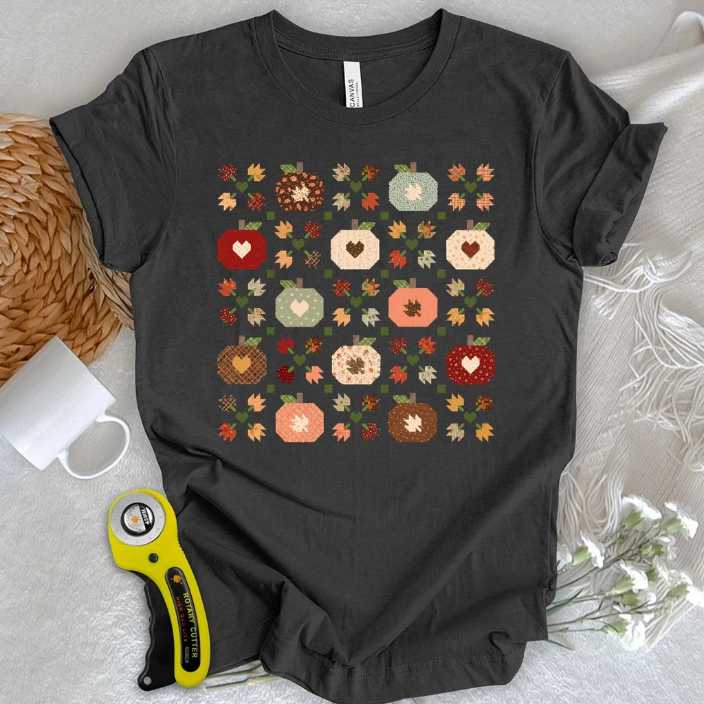 Autumn Patchwork Quilt T-shirt