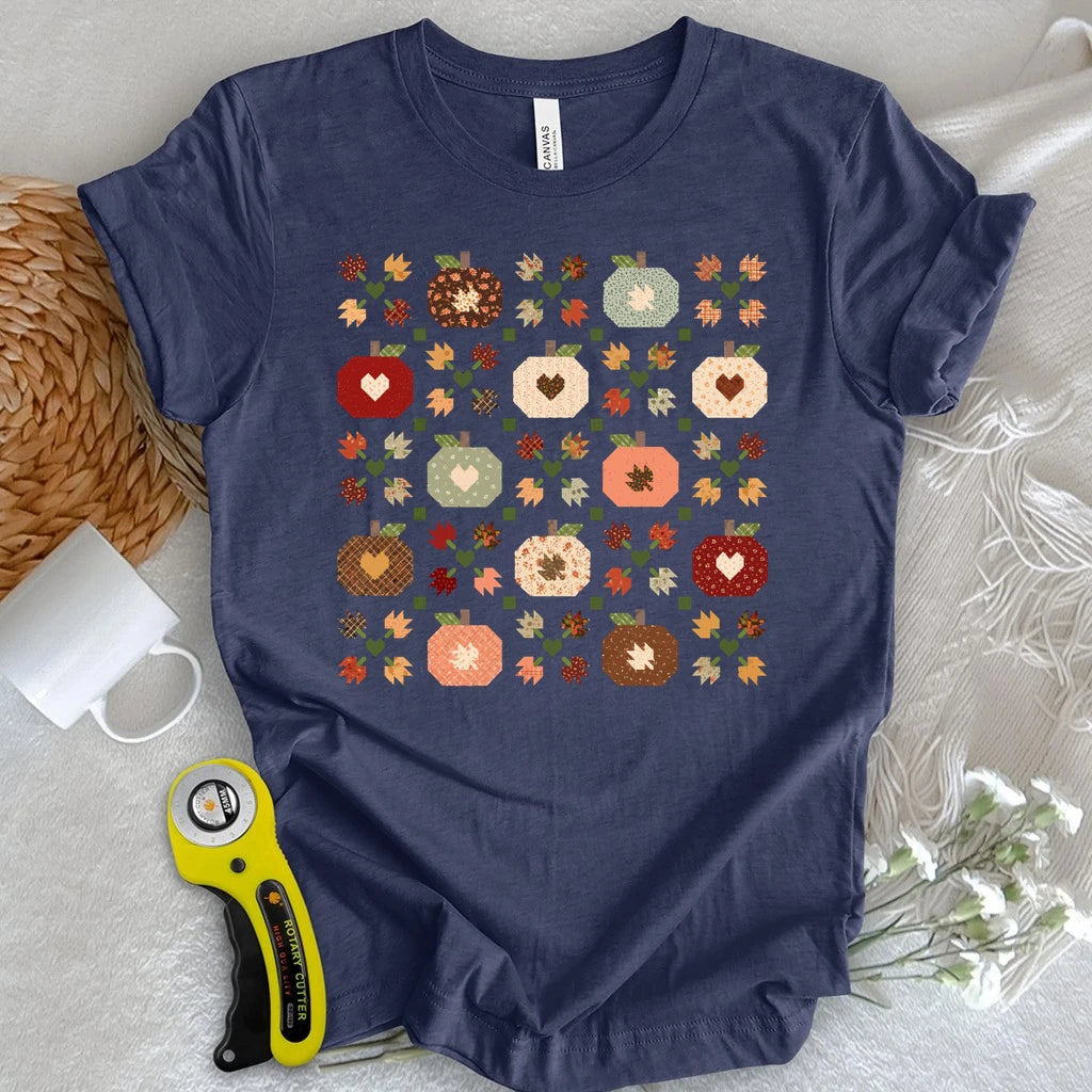 Autumn Patchwork Quilt T-shirt