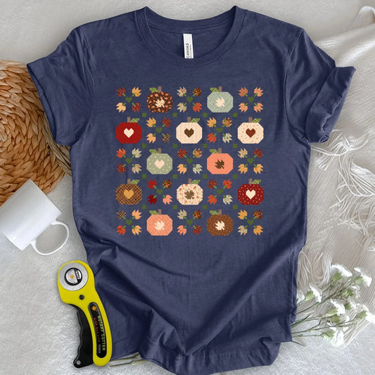 Autumn Patchwork Quilt T-shirt