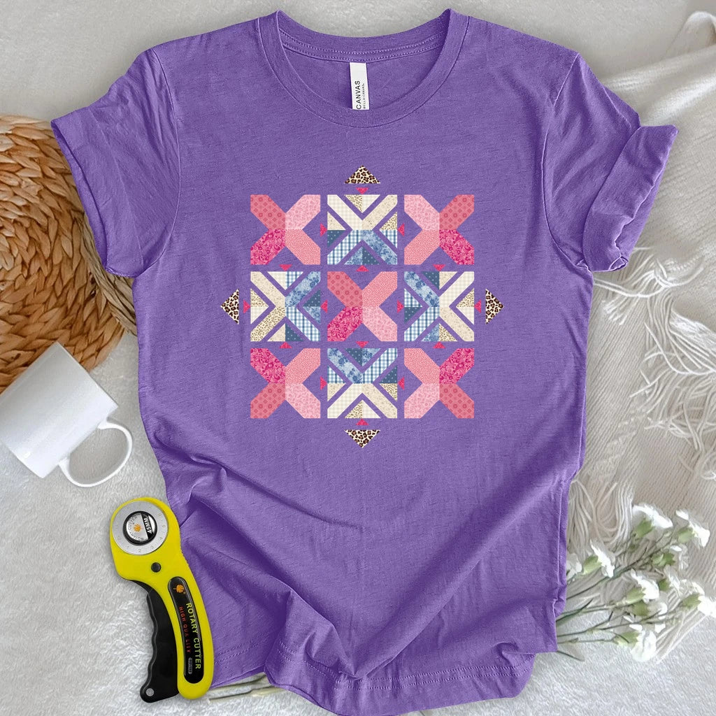Criss Cross Patchwork T-shirt