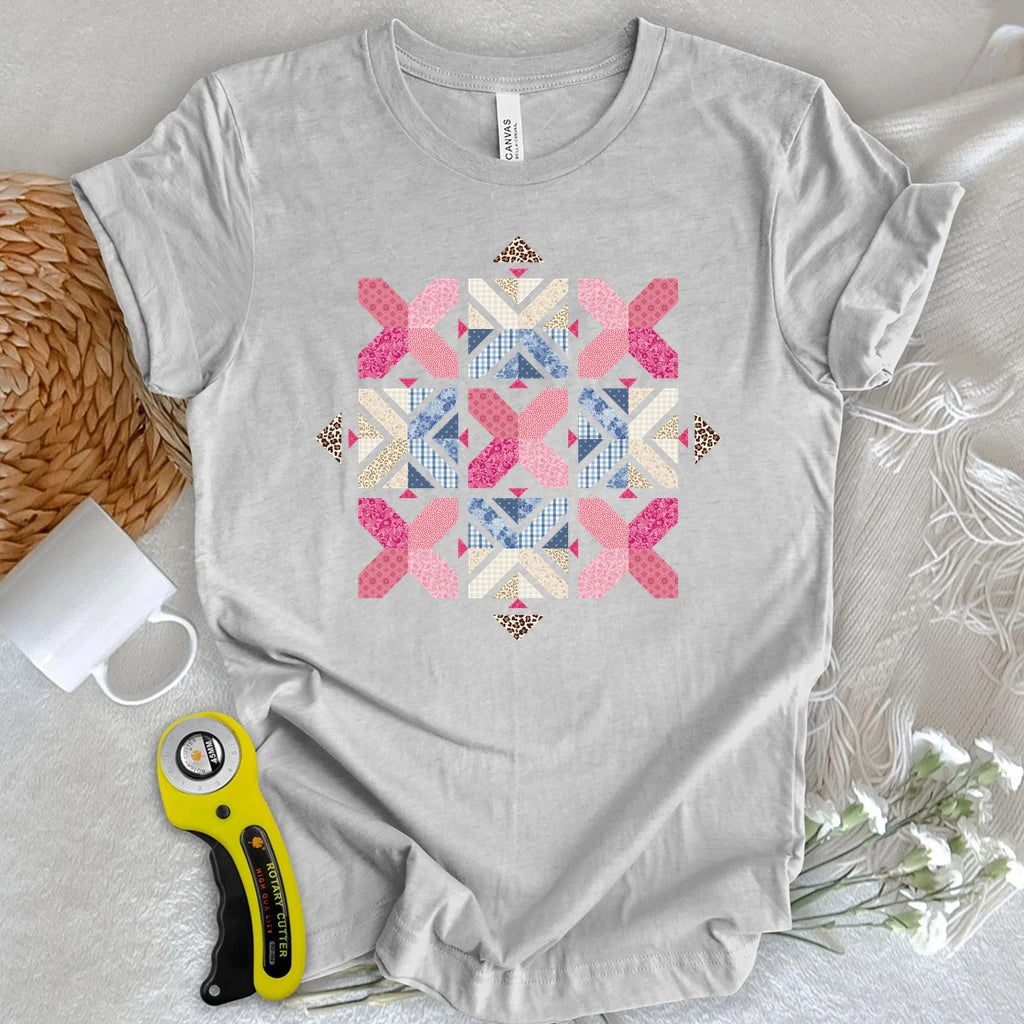 Criss Cross Patchwork T-shirt