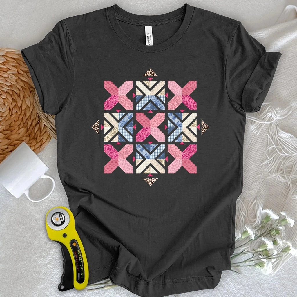 Criss Cross Patchwork T-shirt