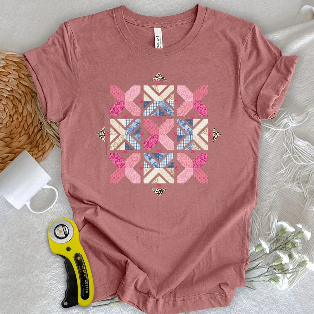 Criss Cross Patchwork T-shirt