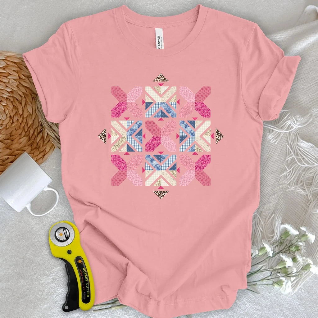 Criss Cross Patchwork T-shirt