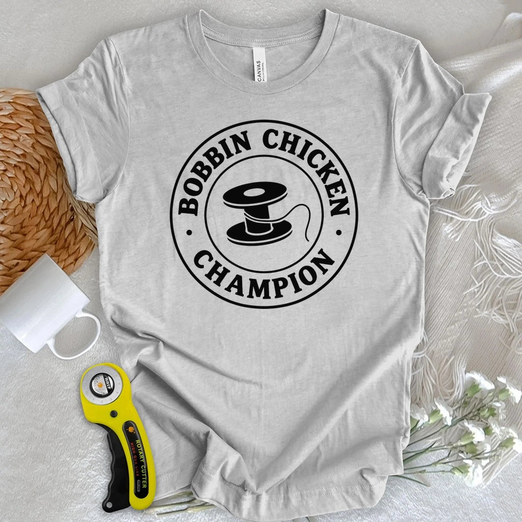 Bobbin Chicken Champion T-shirt