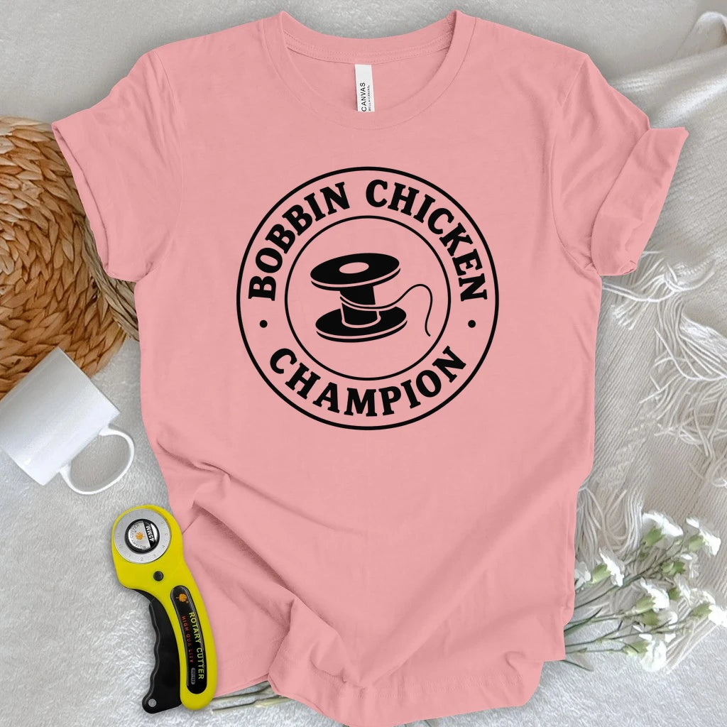 Bobbin Chicken Champion T-shirt