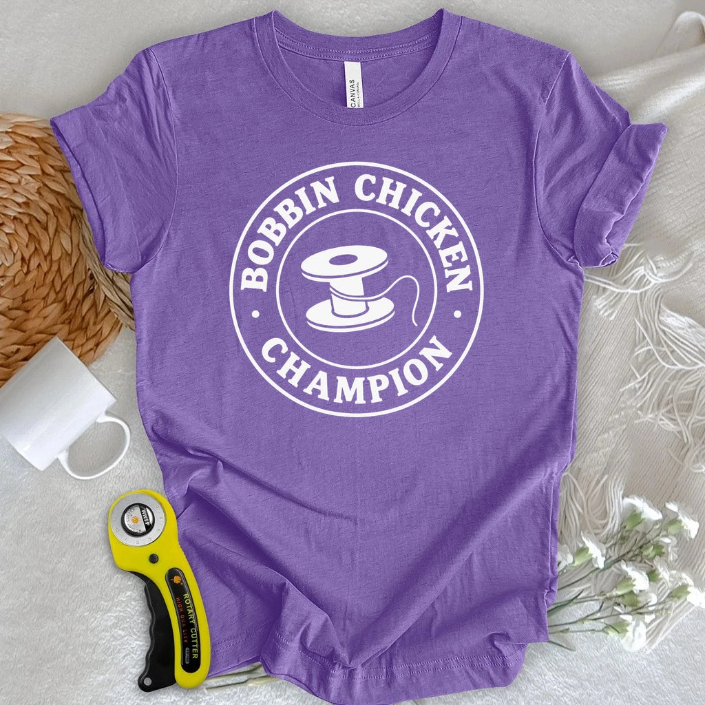 Bobbin Chicken Champion T-shirt