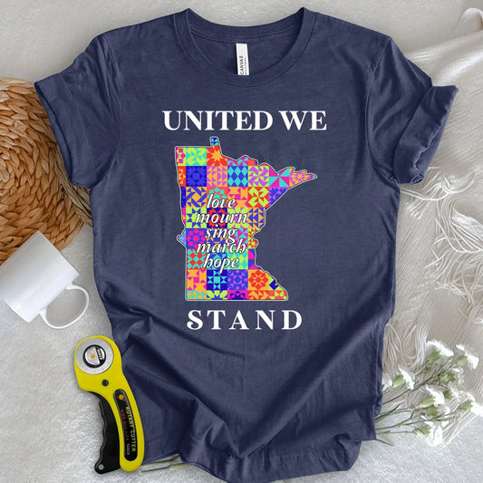 Minnesota Stitched Together Quilt T-shirt