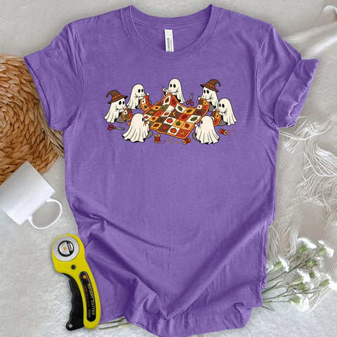 Geister-Quilt-Circle-T-Shirt