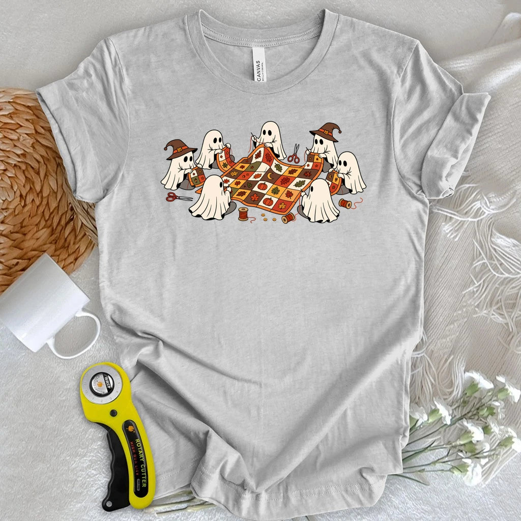 Ghostly Quilt Circle T-shirt