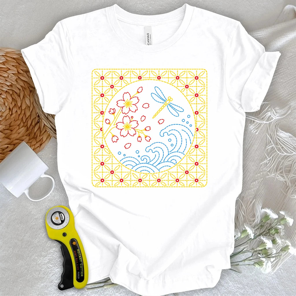 Japan Sashiko Art T-shirt