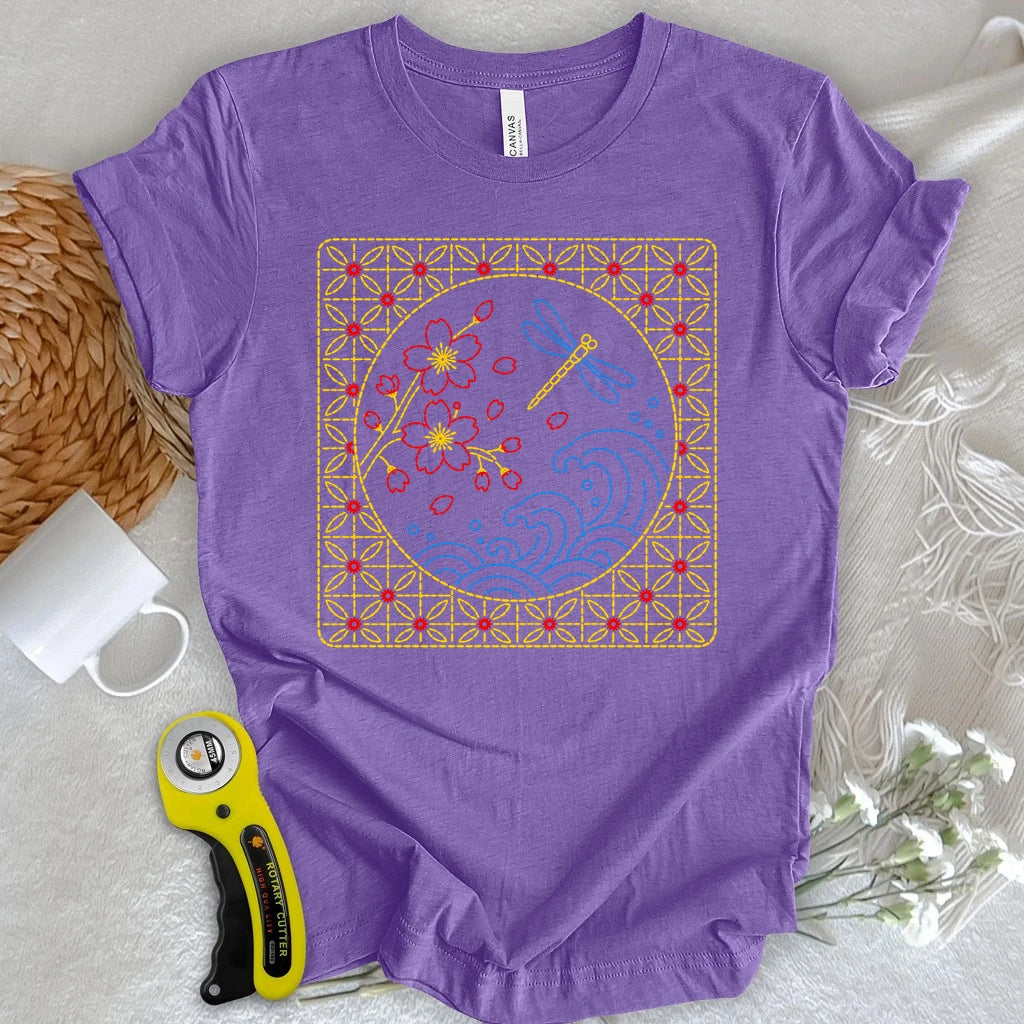 Japan Sashiko Art T-shirt