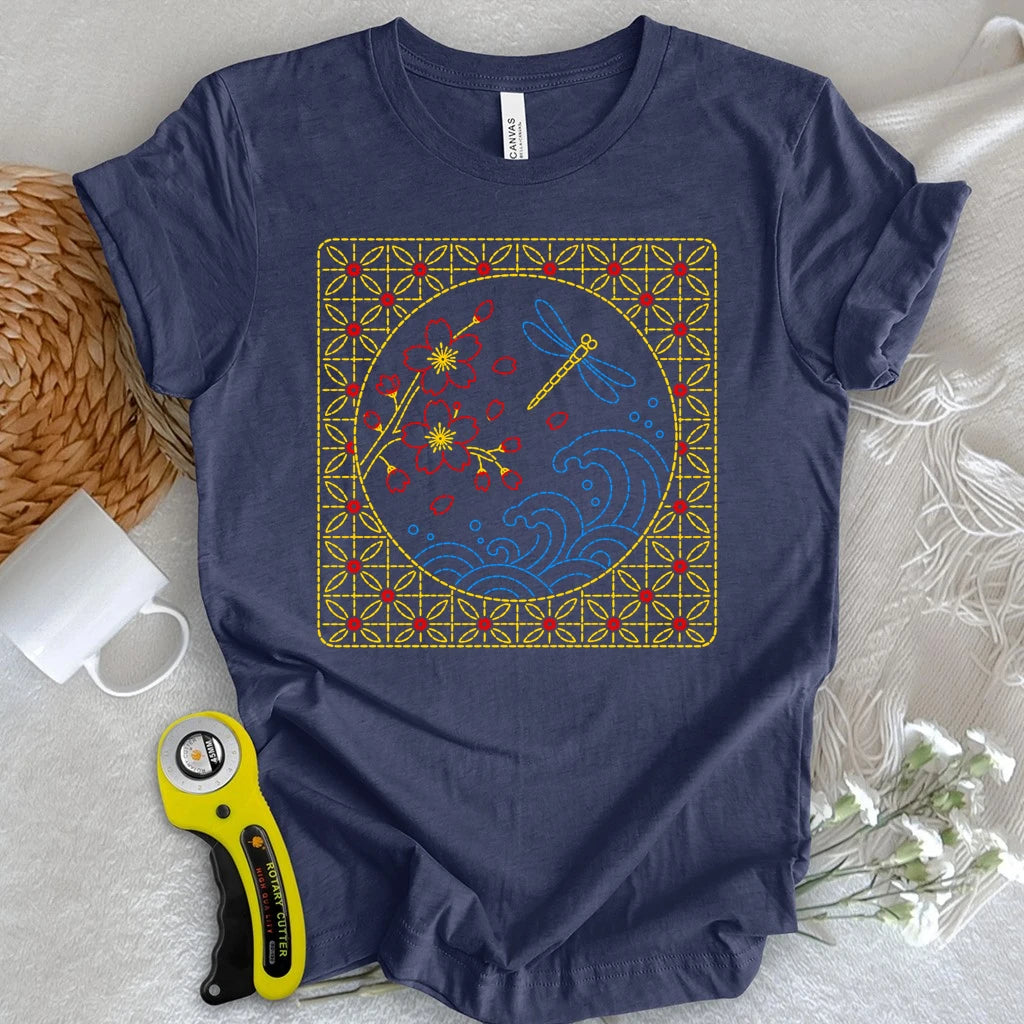 Japan Sashiko Art T-shirt