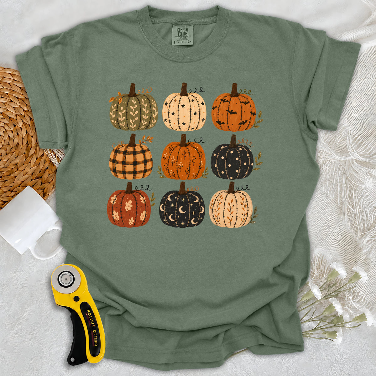 Comfort Colors Fabric Lover’s Pumpkin Patch T-shirt