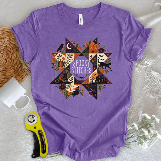 Halloween Bloom Quilt T-shirt