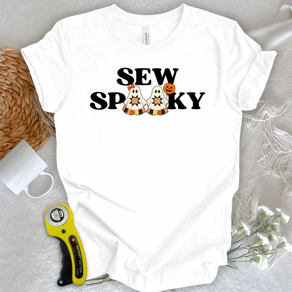 Sew Spooky Quilt Ghosts T-shirt