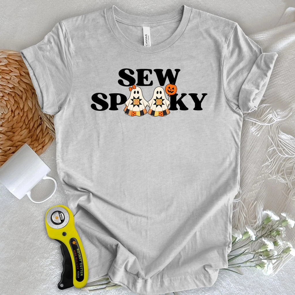 Sew Spooky Quilt Ghosts T-shirt