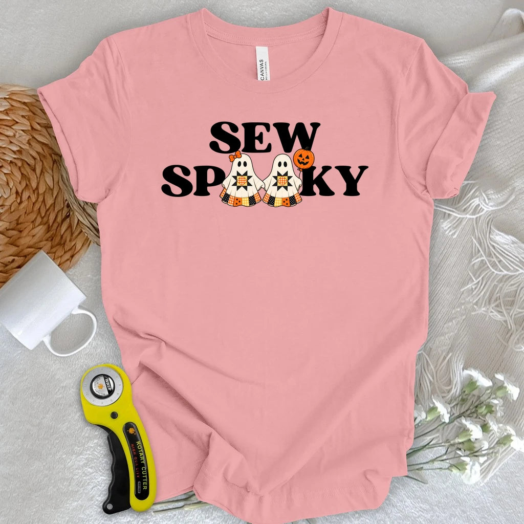 Sew Spooky Quilt Ghosts T-shirt