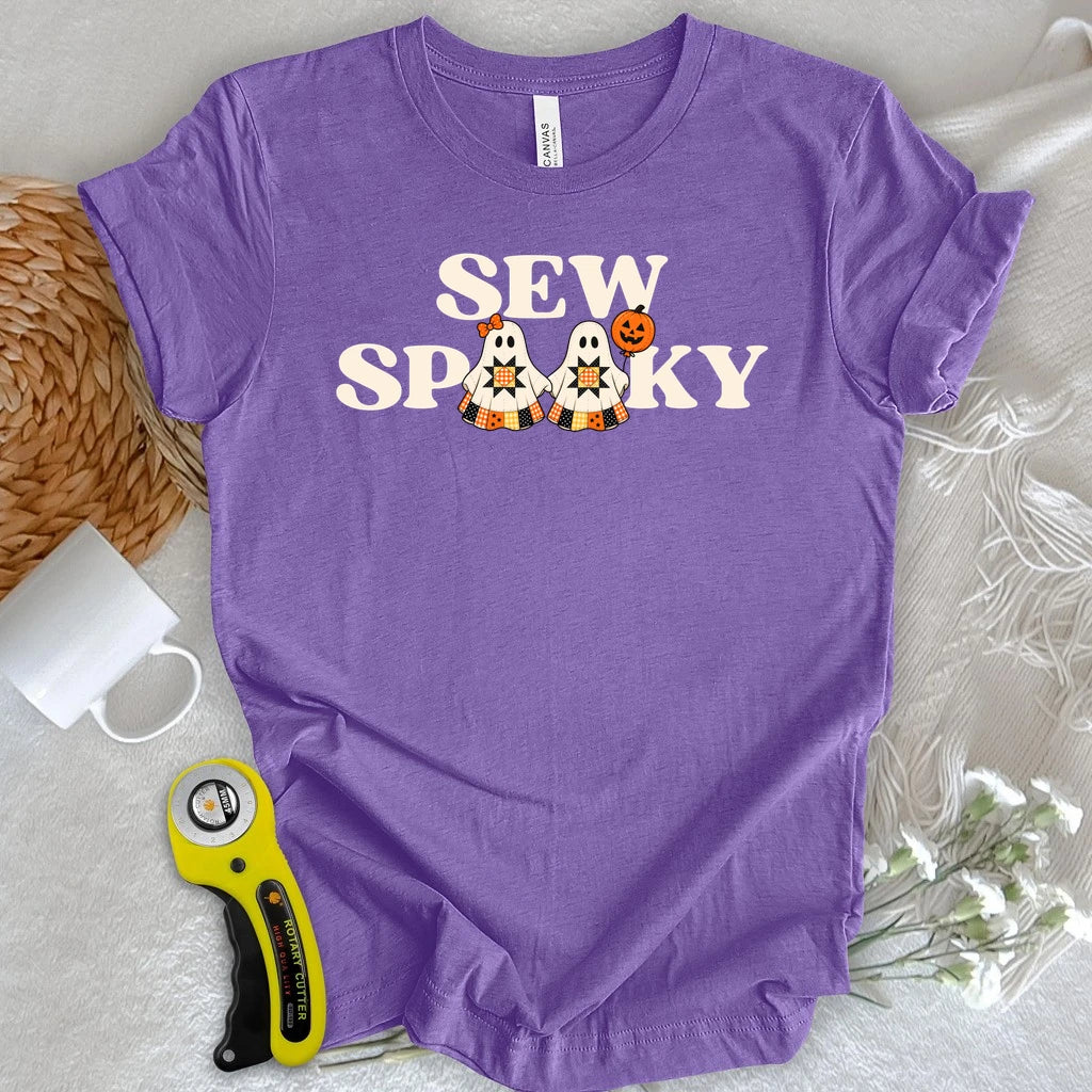 Sew Spooky Quilt Ghosts T-shirt