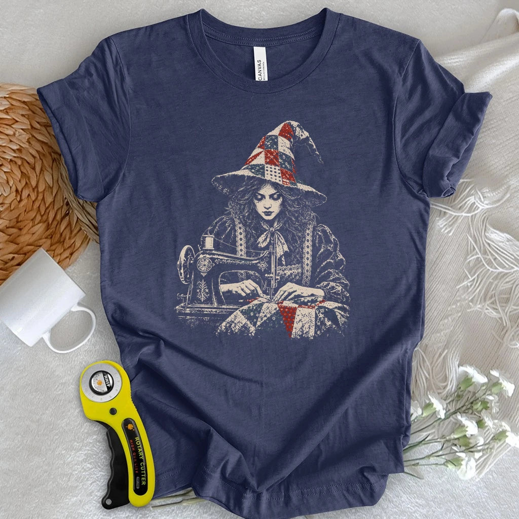 Midnight Quilt Witch T-shirt