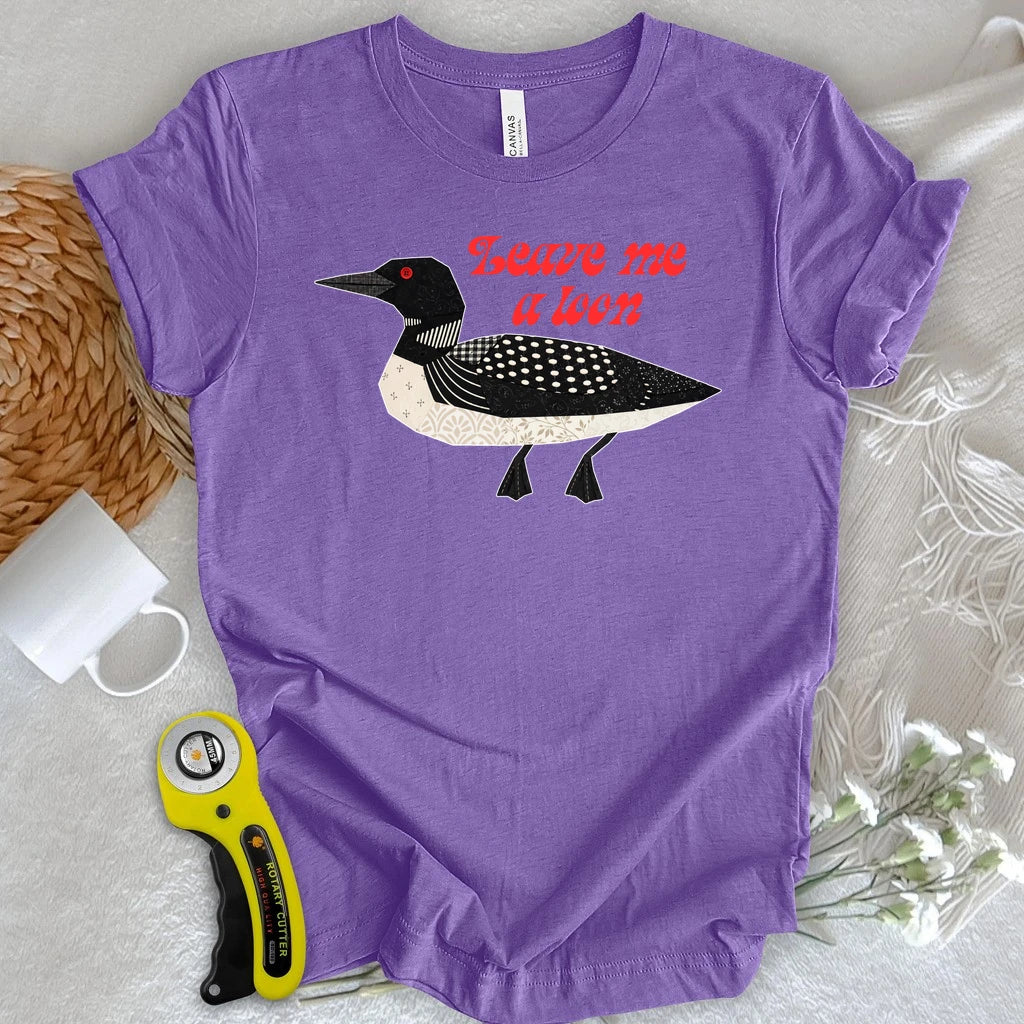 Patchwork Loon T-shirt