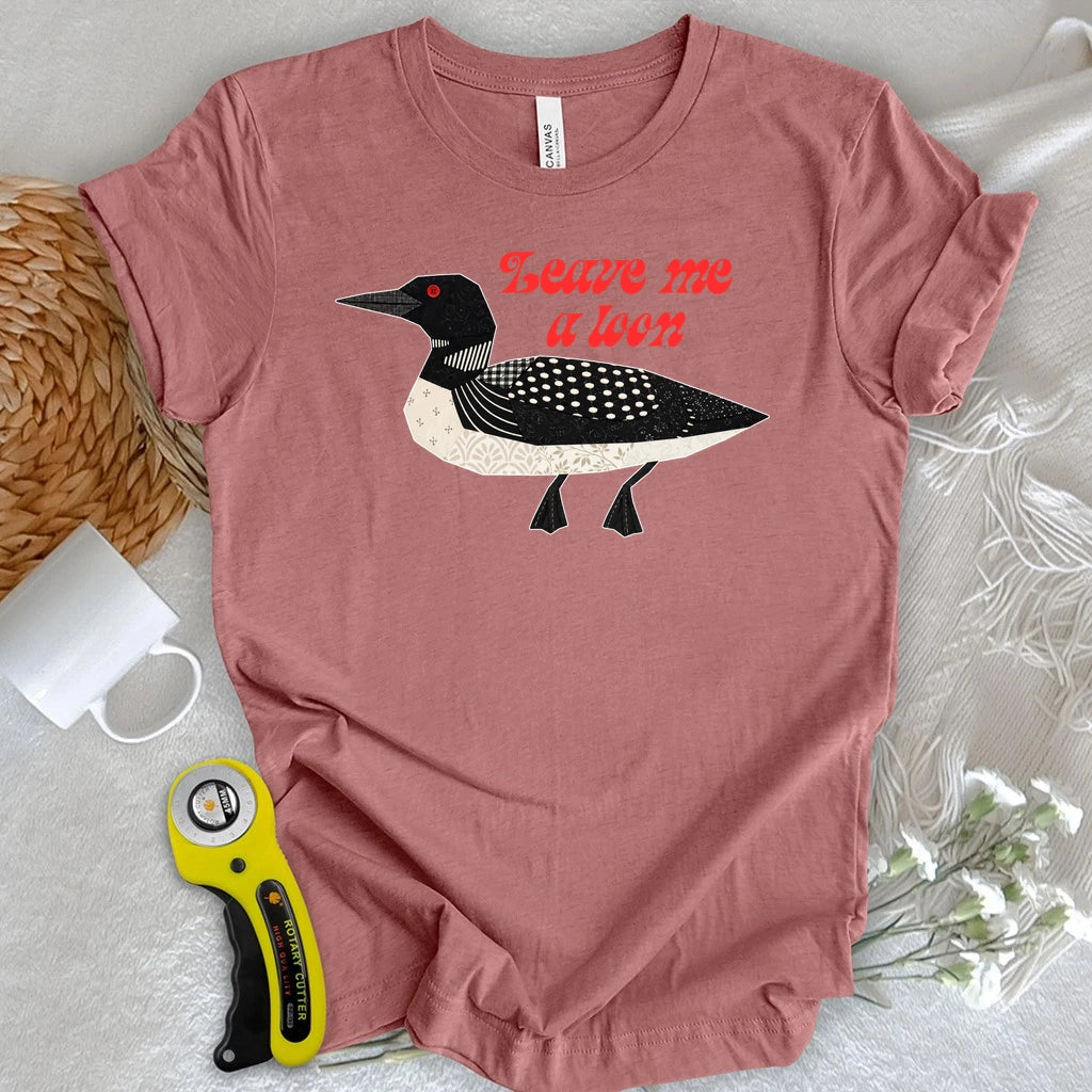 Patchwork Loon T-shirt