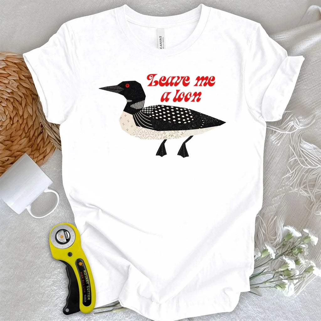 Patchwork Loon T-shirt